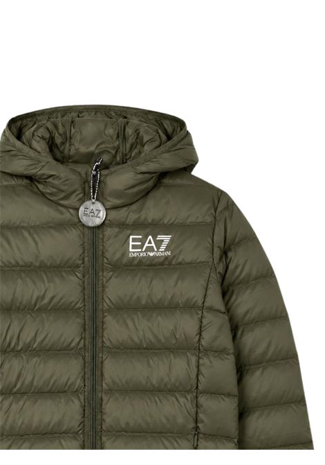 Green padded children's jacket EMPORIO ARMANI | 7B000035VERDE